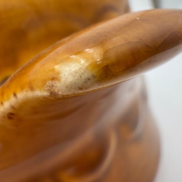 Vintage Covered Vegetable Casserole Bowl Golden Harvest by Homer Laughlin 7" - Picture 10 of 12